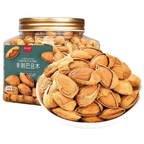 新货薄壳巴旦木批发商用大杏仁扁桃仁奶油味干果坚果休闲零食厂家